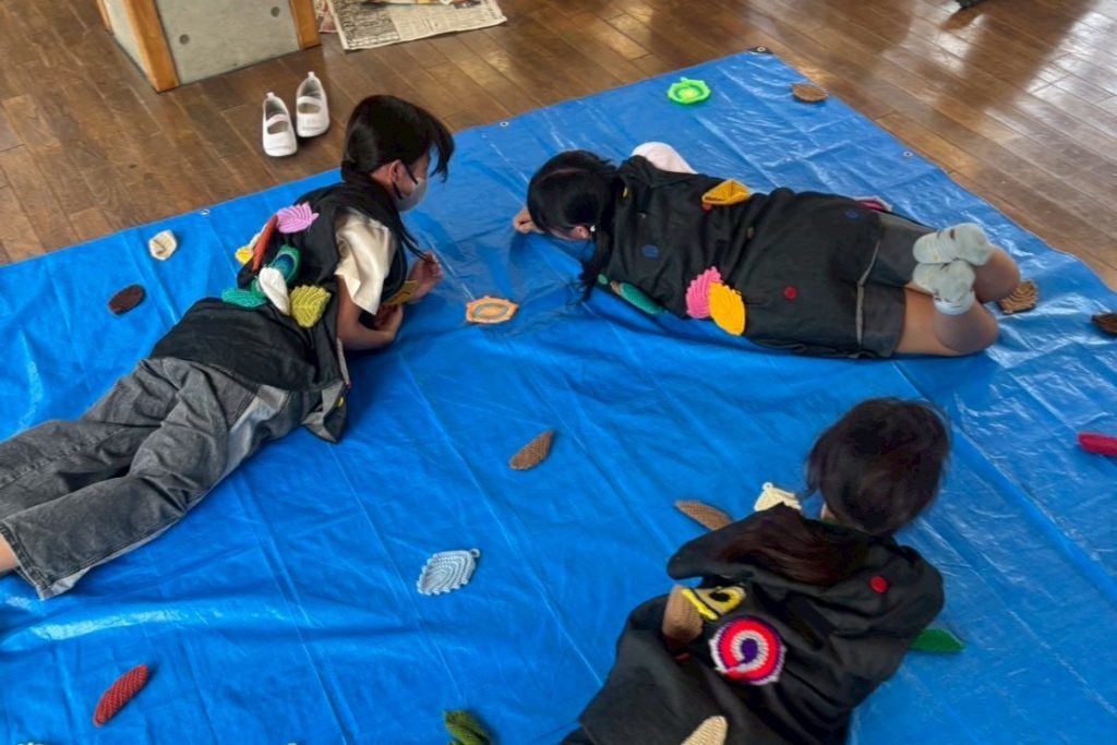 埼玉県内の小学校でのゆるスポーツ体験の様子